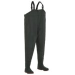 Pantaloni de vânătoare cu cizme, verde, mărime 45