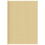 Covor pentru cort, bej, 400x800 cm, HDPE
