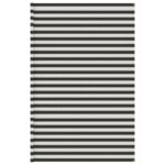 Covor cort, antracit și alb, 400x600 cm, HDPE