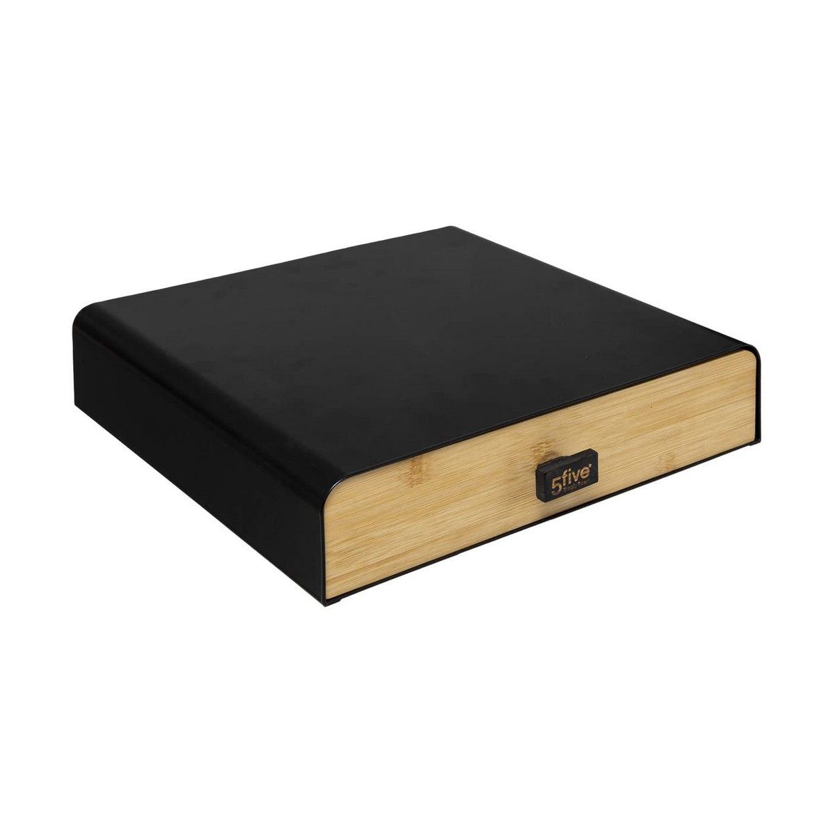 Organizator de capsule de cafea 5five Noir Kitchen 33 x 31 x 7 Organizator de capsule de cafea 5five Noir Kitchen 33 x 31 x 7,5 cm Negru Metal - imagine 1