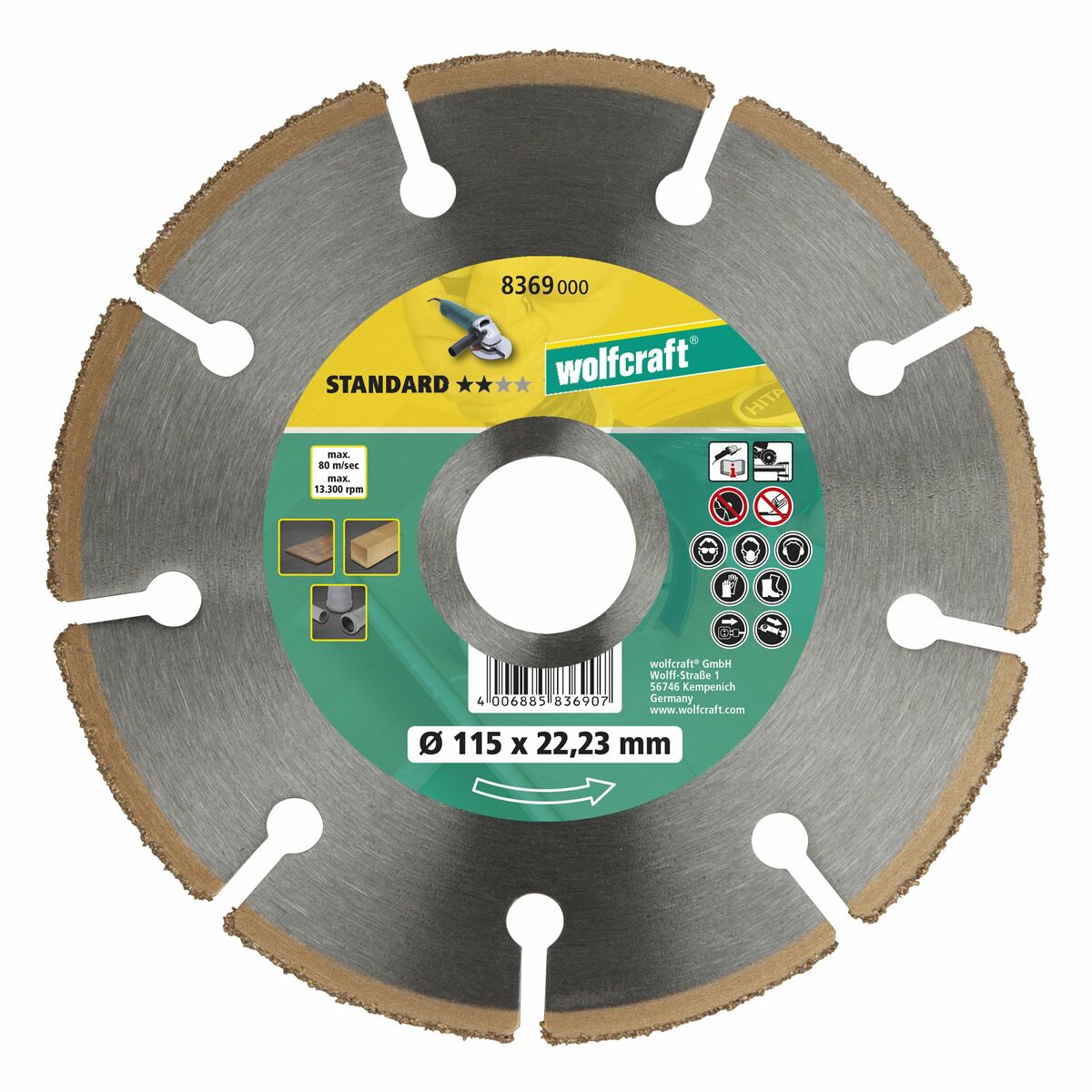 Disc de tăiere Wolfcraft Disc de tăiere Wolfcraft - imagine 1