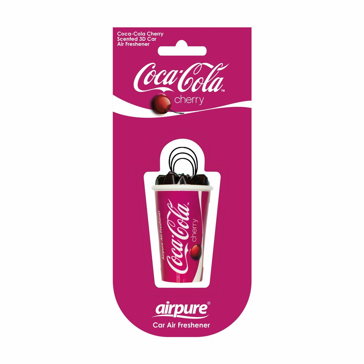 Odorizant pentru Mașină PERCC3D861 Coca-Cola Cherry Odorizant pentru Mașină PERCC3D861 Coca-Cola Cherry - imagine 1