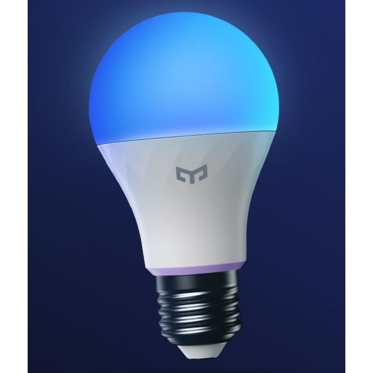 Bec Inteligent Yeelight YLQPD-0011 Alb Multicolor F 9 W E27 806 lm (2700 K) (6500 K) Bec Inteligent Yeelight YLQPD-0011 Alb Multicolor F 9 W E27 806 lm (2700 K) (6500 K) - imagine 1