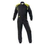 Salopetă de curse OMP FIRST-S Negru/Galben 50