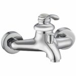 Robinet Monocomandă Rousseau Duș Cadă de baie Metal Alamă 15 cm