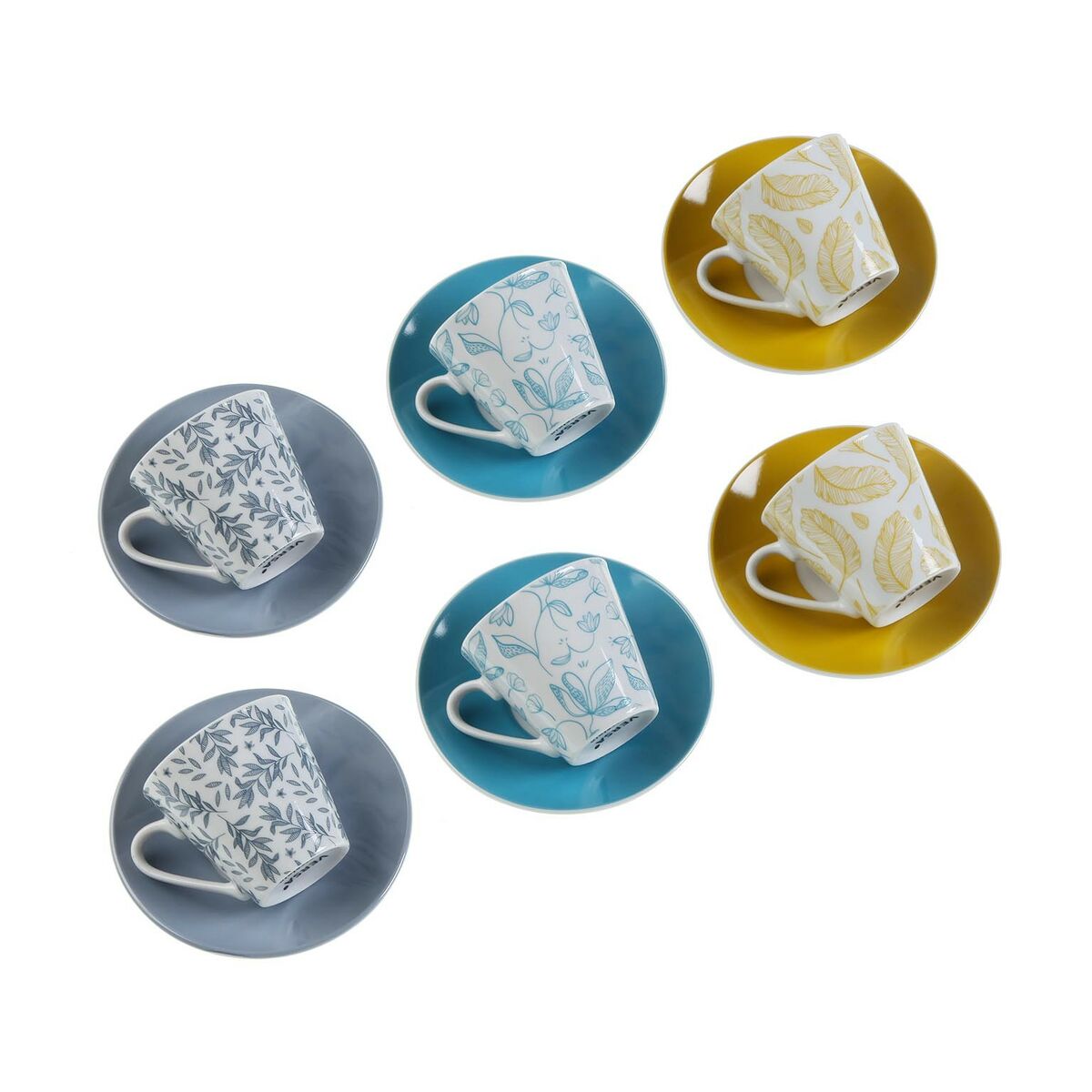Set de 6 Căni de Cafea Versa Izabela Porțelan Set de 6 Căni de Cafea Versa Izabela Porțelan - imagine 1