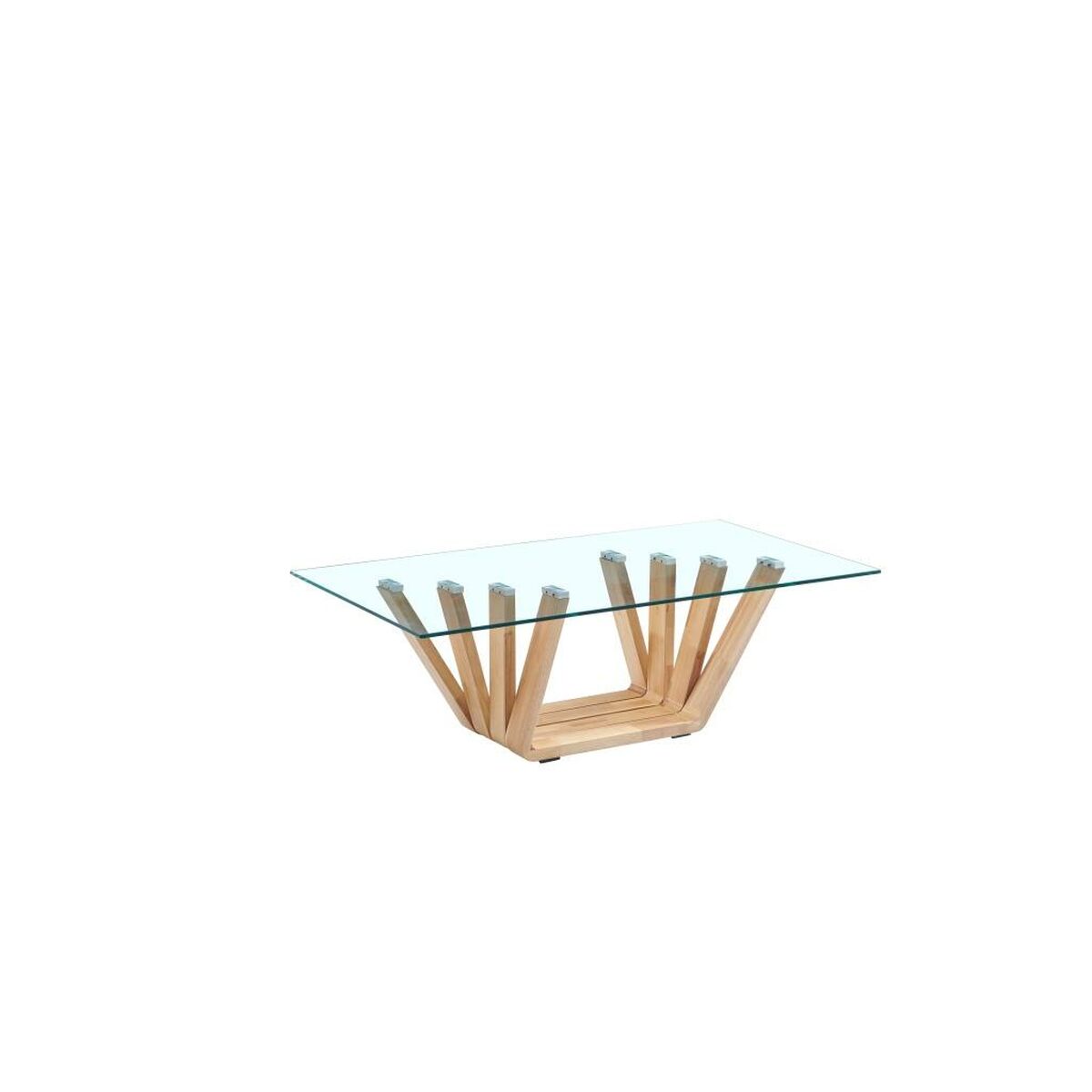 Masa de Cafea DKD Home Decor Geam nuc (130 x 70 x 42 cm) Masa de Cafea DKD Home Decor Geam nuc (130 x 70 x 42 cm) - imagine 1