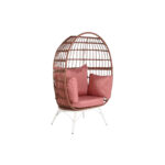 Canapea de grădină DKD Home Decor 99 x 71 x 147 cm Metal Teracotă ratan sintetic Alb