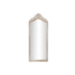 Oglindă de perete DKD Home Decor 68 x 3,5 x 175 cm 70 x 3,5 x 180 cm Geam Natural Alb Lemn de mango murat