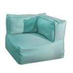 Canapea de Grădină Gissele Turquoise Nailon 80 x 80 x 64 cm