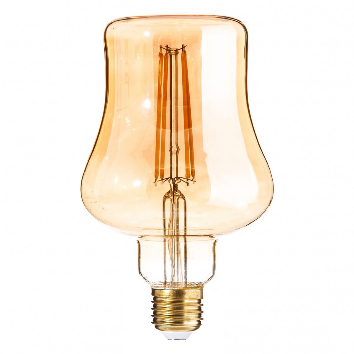 Bec LED Auriu* E27 6W 10 x 10 x 17 cm Bec LED Auriu* E27 6W 10 x 10 x 17 cm - imagine 1