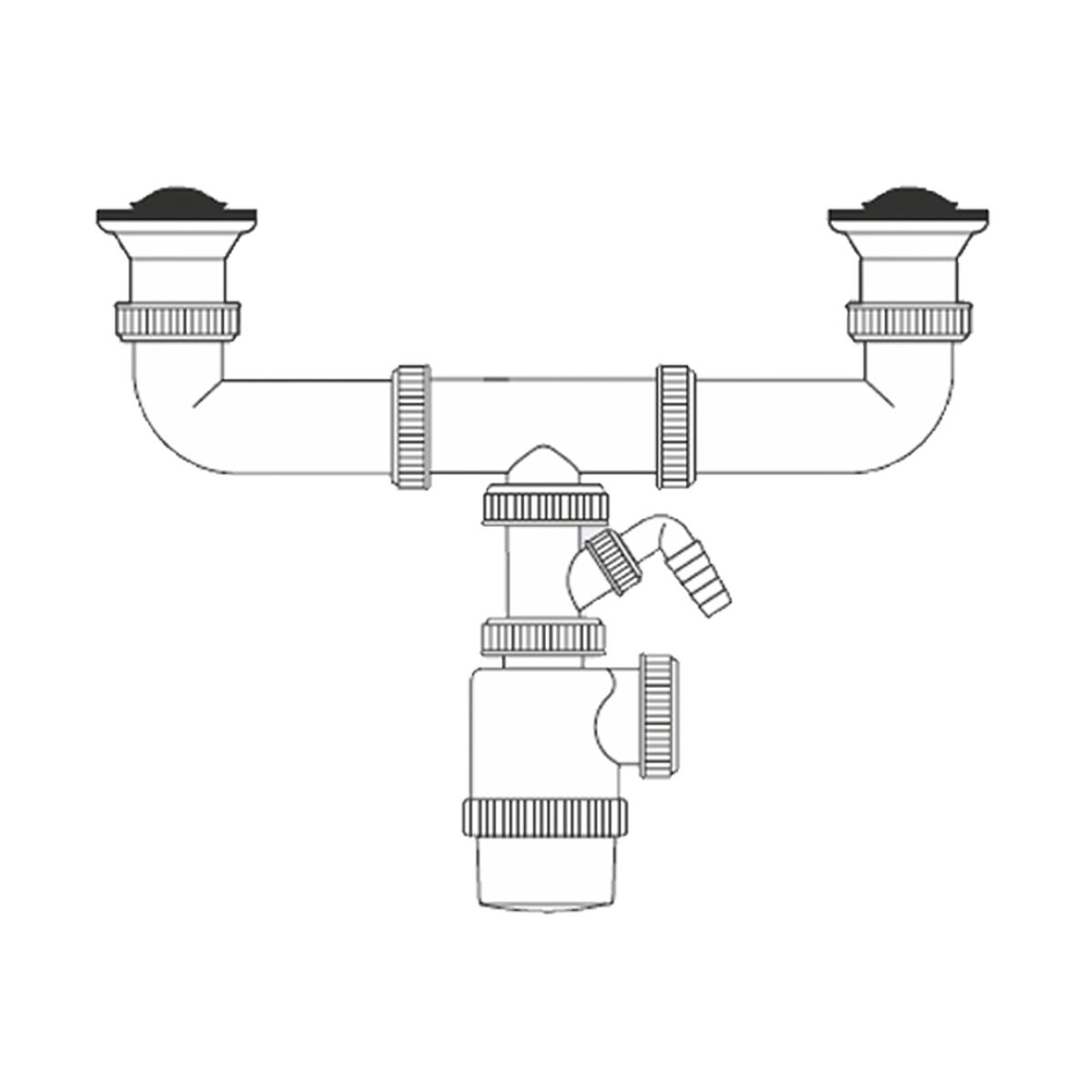Washbasin Siphon Mirtak v70 PVC Washbasin Siphon Mirtak v70 PVC - imagine 1