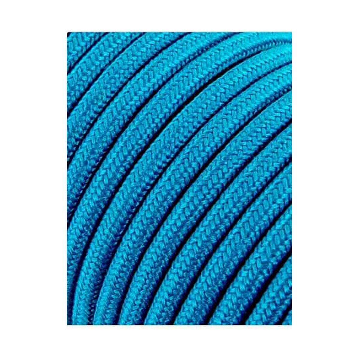 Cablu EDM C68 2 x 0 Cablu EDM C68 2 x 0,75 mm Albastru deschis Textilă 5 m - imagine 1