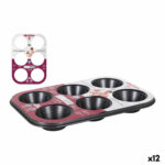 Formă pentru cremă de zahăr ars Quttin 52299 26,5 x 18,5 x 3 cm (12 Unități) (6 uds)
