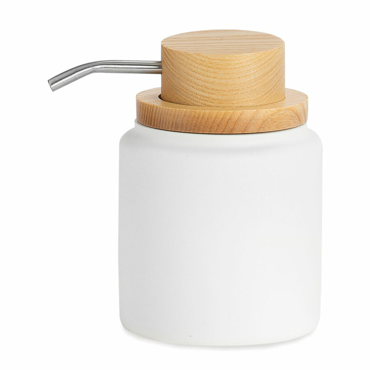 Dozator de Săpun Andrea House ba22084 Polirășină Fresno Alb 300 ml Dozator de Săpun Andrea House ba22084 Polirășină Fresno Alb 300 ml - imagine 1