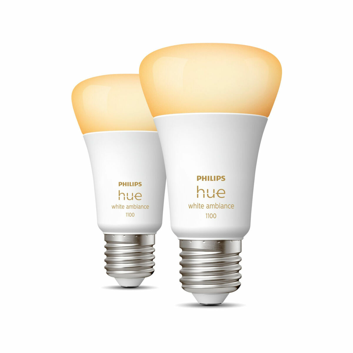 Bec Inteligent Philips Pack de 2 E27 Alb F E27 (2200K) (6500 K) Bec Inteligent Philips Pack de 2 E27 Alb F E27 (2200K) (6500 K) - imagine 1