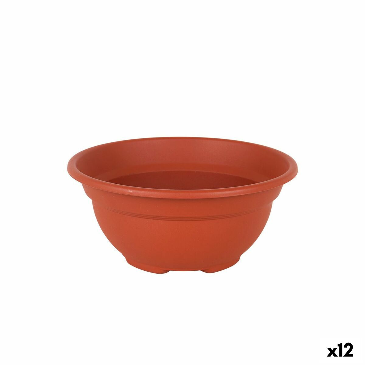 Ghiveci Dem Greentime Rotundă Bol Maro ø 20 x 9 cm (12 Unități) Ghiveci Dem Greentime Rotundă Bol Maro ø 20 x 9 cm (12 Unități) - imagine 1