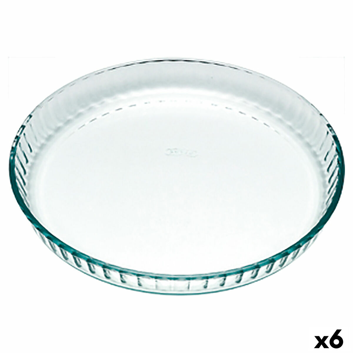 Formă de tort Pyrex Classic Vidrio Transparent Sticlă Plat Rotund 25 x 25 x 4 cm 6 Unități Formă de tort Pyrex Classic Vidrio Transparent Sticlă Plat Rotund 25 x 25 x 4 cm 6 Unități - imagine 1