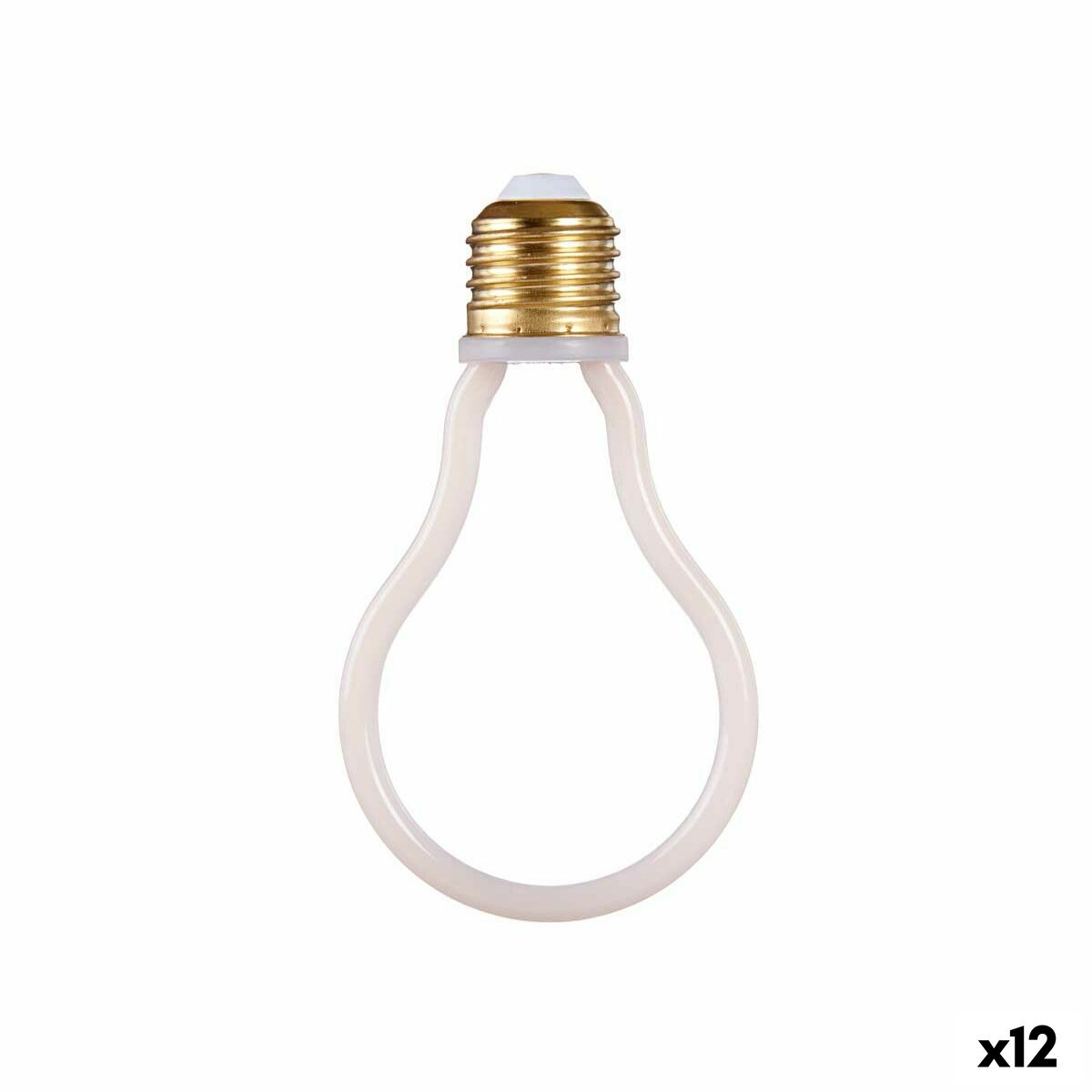 Bec LED Alb 4 W E27 9 Bec LED Alb 4 W E27 9,5 x 13,5 x 3 cm (2700 K) (12 Unități) - imagine 1