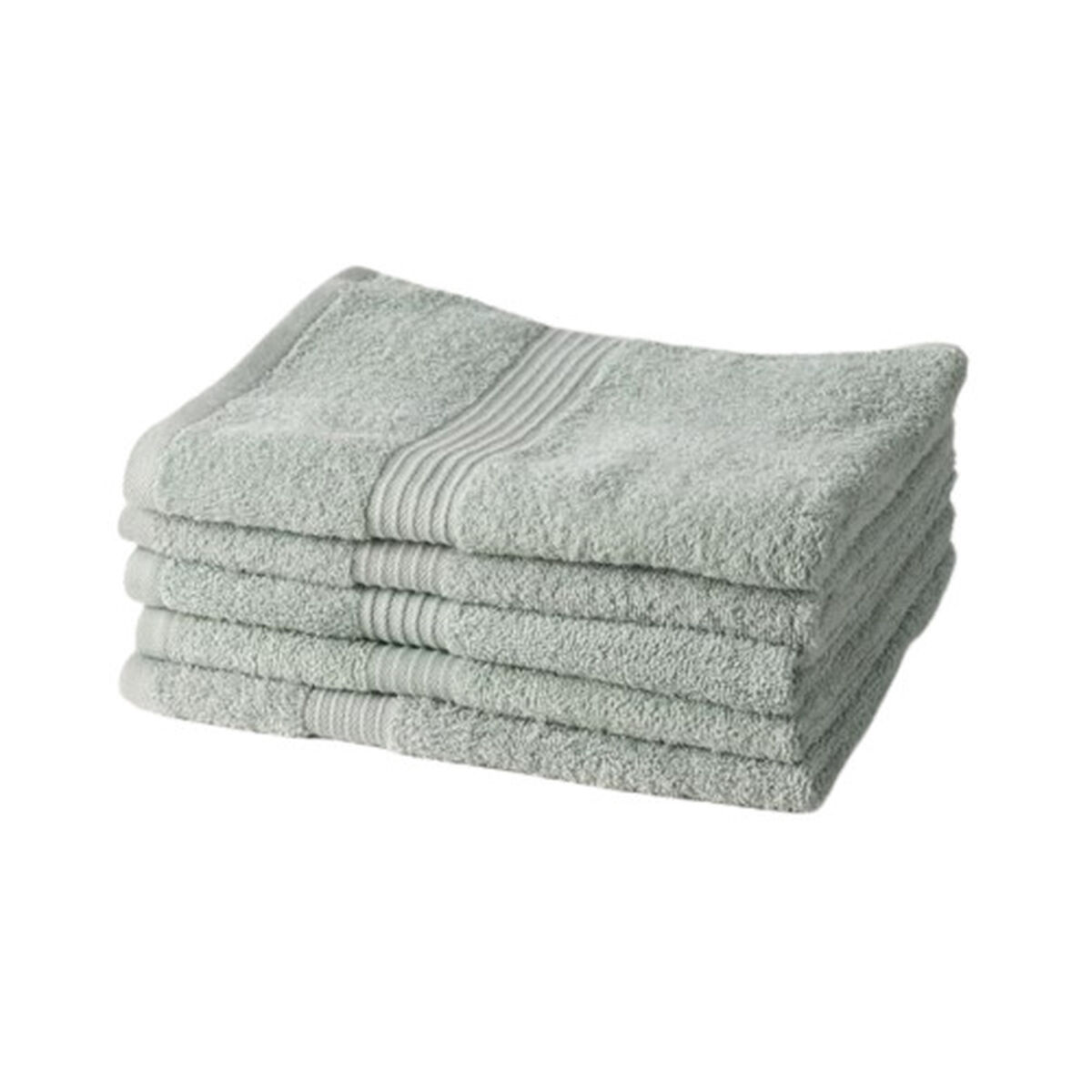 Set de Prosoape TODAY Essential Verde deschis 70 x 130 cm (5 Unități) Set de Prosoape TODAY Essential Verde deschis 70 x 130 cm (5 Unități) - imagine 1