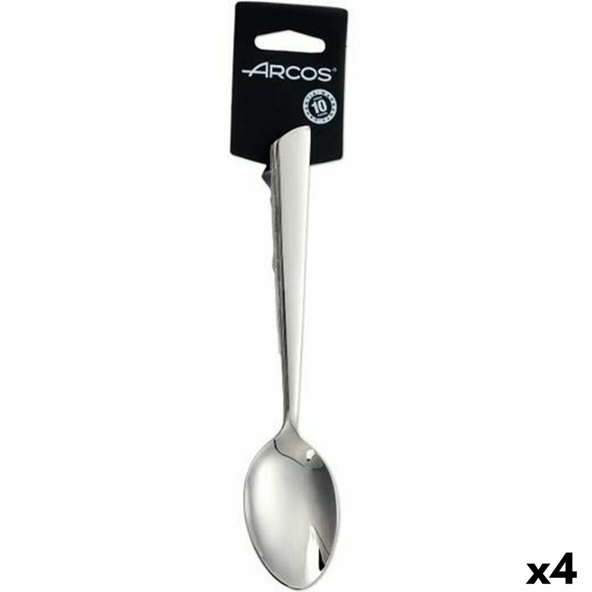 Set de Linguri Arcos Toscana 20 cm Argintiu Oțel inoxidabil (4 Unități) Set de Linguri Arcos Toscana 20 cm Argintiu Oțel inoxidabil (4 Unități) - imagine 1