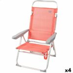 Scaunul Pliabil Aktive Flamingo Coral 48 x 99 x 57 cm (4 Unități)